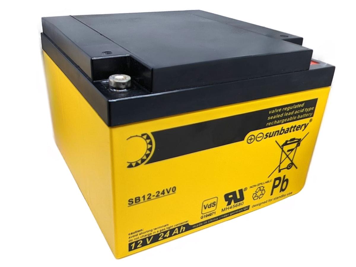 SUN Battery SB12-24V0 12V 24Ah Blei Akku AGM mit VdS